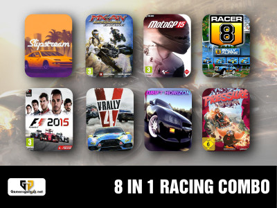 Ultimate Car Racing Steam ( 10 PC Games) Bundle Edition(Code in the Box - for PC)
