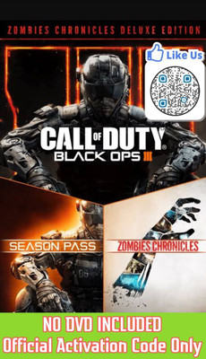 Call of Duty: Black Ops III - Zombies Deluxe (NO DVD INCLUDED) Ultimate Edition with Game and Expansion Pack(Code in the Box - for Xbox One)