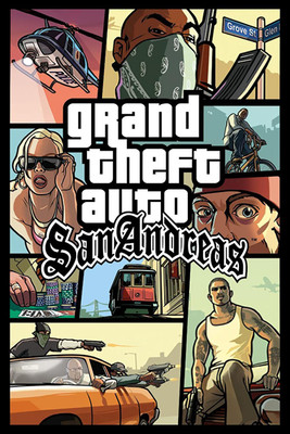Grand Theft Auto - SanAndreas GTA Offline Game NO CD/DVD Complete Edition(Code in the Box - for PC)