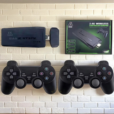 HDMI M8 4K Game Stick with Dual Wireless Controllers Exclusive Edition(Code in the Box - for PC)