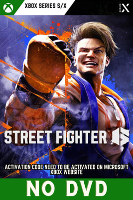 Street Fighter 6 (ONLY ACTIVATION CODE, NO DVD)(Code in the Box - for Xbox One)