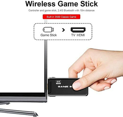 LATEST MINI GAME STICK WITH 4K GAME Limited Edition(Code in the Box - for PC)