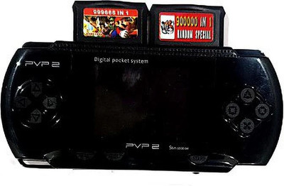 Clubics PVP2 - 8bit Video Game for Kids (Black) 1 GB with Super Mario Limited Edition(Code in the Box - for PC)