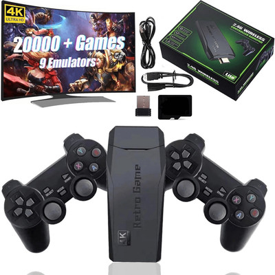 GameStick 2.4G Wireless Controller 4K HD Console Built-in 10k+ Retro Games AX1 Black Edition(Code in the Box - for PC) GameStick 2.4G Wireless Controller 4K HD Console Built-in 10k+ Retro Games AX1 Black Edition(Code in the Box - for PC)
