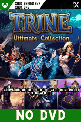 Trine(1,2,3,4) Complete Collection (ONLY ACTIVATION CODE, NO DVD) Complete Edition(Code in the Box - for Xbox One)