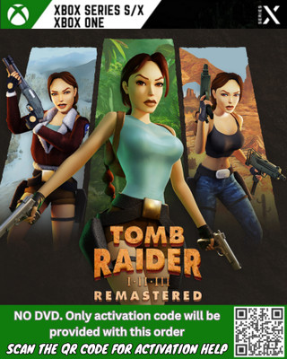 Tomb Raider I-III Remastered_Instant Mail Delivery (SCAN THE QR) Remastered Edition(Code in the Box - for Xbox One)