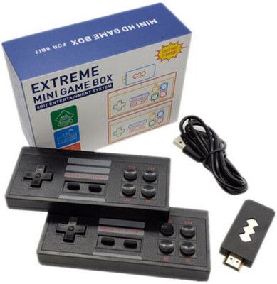 Extreme Mini Game Console 2.4G Dual Wireless Gamepads Can Store 620 Games 4K HDMI TV Video Games EXTREME MINI GAME BOX Portable Game Player with Contra Gamepad Limited Edition(Code in the Box - for Switch)