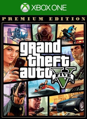 GTA V Premium Edition Xbox One, Series X/S (Digital Key-No CD/DVD) Premium Edition(Code in the Box - for Xbox One)