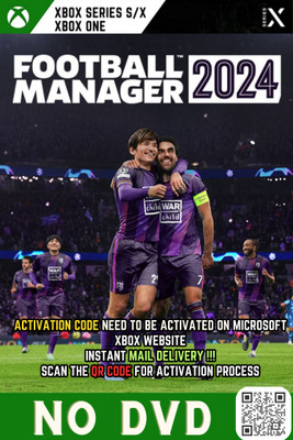 Football Manager 2024 Console-Mail Delivery (ONLY ACTIVATION CODE, NO CD)(Code in the Box - for Xbox One)