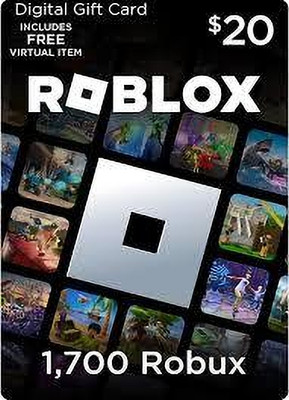 Roblox Gift Card – 20$ Robux Online(Code in the Box - for PC)