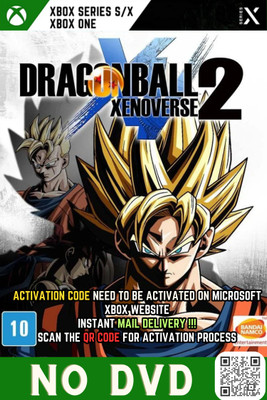 Dragon Ball Xenoverse 2-Instant Mail Delivery (ONLY ACTIVATION CODE, NO CD)(Code in the Box - for Xbox One)