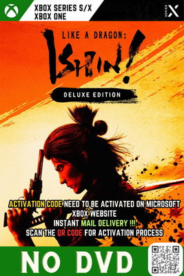 Like a Dragon Ishin!-Instant Mail Delivery (ONLY ACTIVATION CODE, NO CD) Deluxe Edition(Code in the Box - for Xbox One)