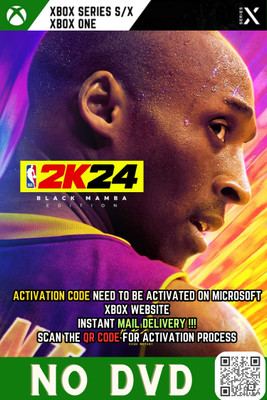 NBA 2K24 BlackMamba-Instant Mail Delivery (ONLY ACTIVATION CODE, NO CD) Complete Edition(Code in the Box - for Xbox One)