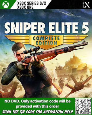 Sniper Elite 5_Instant Mail Delivery (SCAN THE QR) Complete Edition(Code in the Box - for Xbox One)