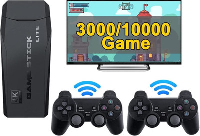 USB Wireless Console Game Stick Video Game Console Built-in 3000 Classic Games 25th Anniversary Edition(Code in the Box - for Switch)