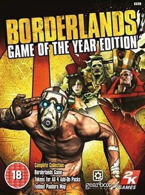 Borderlands 2 Goty Game Of The Year Edition with Game and Expansion Pack(Code in the Box - for PC)