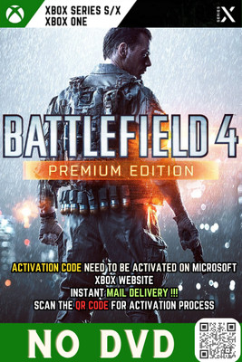 Battlefield 4-Instant Mail Delivery (ONLY ACTIVATION CODE, NO CD) Premium Edition(Code in the Box - for Xbox One)