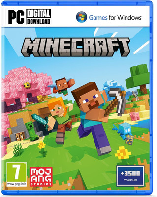 Minecraft : Windows 10 Or Windows 11 (Standard) PC Version NO CD,NO DVD) Bundle Edition(Code in the Box - for PC)