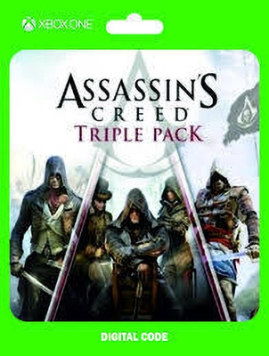 Assassin's Creed - Triple pack(Code in the Box - for Xbox One)