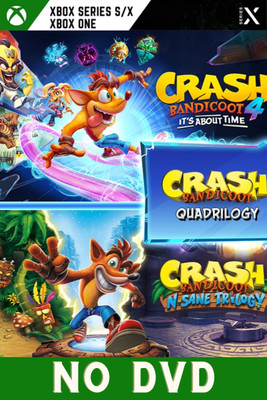 Crash Bandicoot Quadrilogy Bundle Bundle Edition(Code in the Box - for Xbox One)