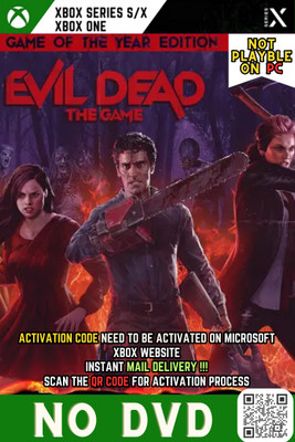Evil Dead The Game with GOTY Upgrade_Instant Mail Delivery (SCAN THE QR) Game Of The Year Edition(Code in the Box - for Xbox One)