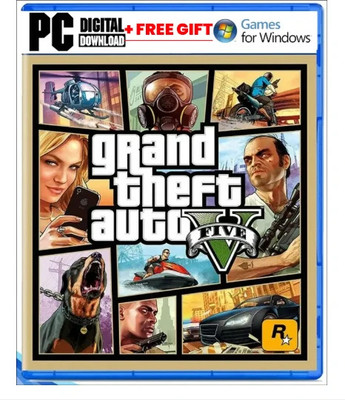GRAND THEFT AUTO (GTA V) 2025 PC Digital Download + FREE GIFT (No-CD-No-DVD) Limited Edition(Code in the Box - for PC)