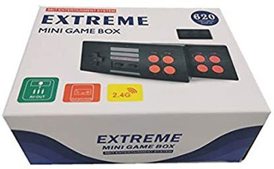 Extreme Mini Game Box 620 Games AV-Out TV Video Game Players 2.4G Legendary Edition with Game Add-On(Code in the Box - for PC)