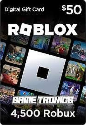 Roblox Gift Card – 50$ Robux Online(Code in the Box - for PC)