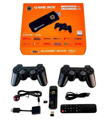 Android TV: Game Box 8k Ultra HD Set-Top Box with Dual System Retro 20000+ Games Limited Edition(Code in the Box - for PC)