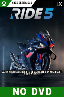 RIDE 5-Instant Mail Delivery (ONLY ACTIVATION CODE, NO CD/DVD)(Code in the Box - for Xbox One)