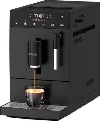 Costar 19Bar, One-Touch Brew, Auto Bean Grinder, Fully Automatic 8 Cups Coffee Maker(Black)