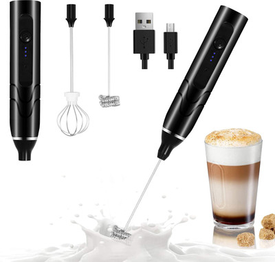 SRHV Handheld Milk Frother USB Rechargeable Foam Maker Shaker for Cappuccino Personal Coffee Maker(Multicolor)
