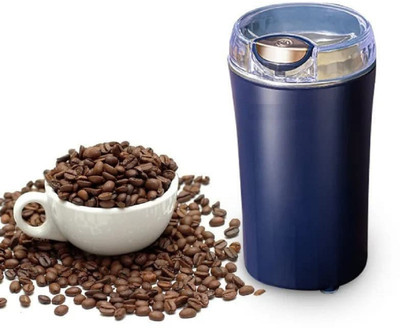 Brijshi Mini Electric Dried Coffee Grinder Spice Grinder Dry Herbs Mill Powder Crusher Personal Coffee Maker(Multicolor)