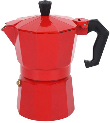 EDBIRET PUK9006-3-R 3 Cups Coffee Maker(Red)