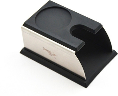 Bean Bliss Tamping Stand with Tamper Seat Coffee Maker(Silver & black)