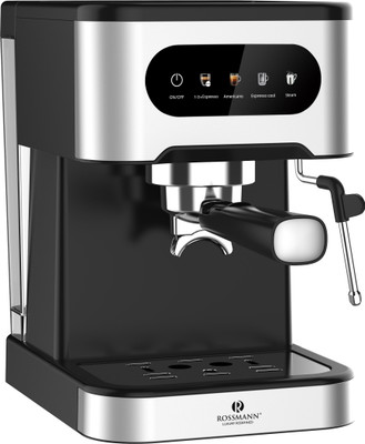ROSSMANN Espresso Machine, 20 bar Italian Ulka Pump 2 Cups Coffee Maker(Black)