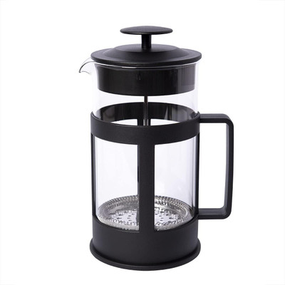 TCKW Classic French Press Coffee And Tea Maker, Borosilicate Glass Body 1000 ML Coffee Maker(Black)