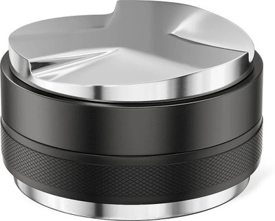 SERPLEX Espresso Double Function Tamper Adjustable Depth 2 Cups Coffee Maker(Black)