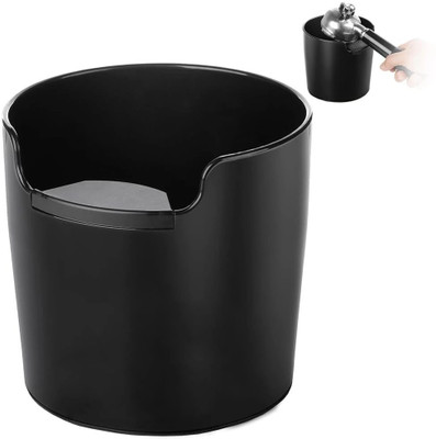 Zibuyu Knock-pad Espresso Knock Box Espresso Machine Accessories Personal Coffee Maker(Black)