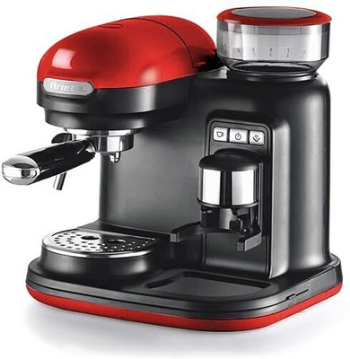 ARIETE Ariete1318Moderna 50 Cups Coffee Maker(Black, Red)