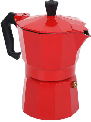 LEKORED LUK9006-3-R 3 Cups Coffee Maker(Red)