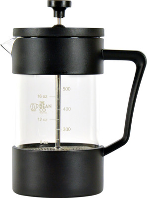 THE BEAN CO French Press Coffee Maker 600 ml | 3 Level Filteration 6 Cups Coffee Maker(Black)