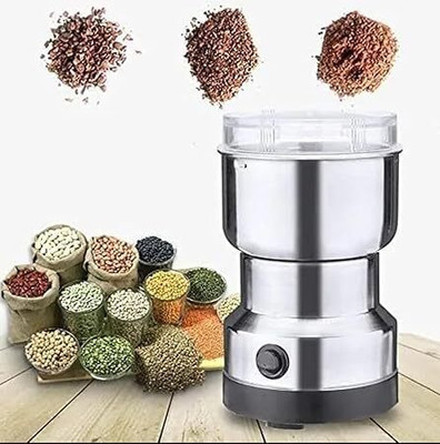 Dwiti Enterprise Dwiti EnterpriseMulti-FunctionalCoffeeGrinder Electric 25 Cups Coffee Maker(Silver)