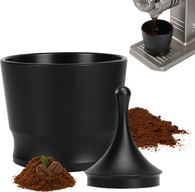 ELEPHANTBOAT Coffee Powder Receiver Personal Coffee Maker(Black)