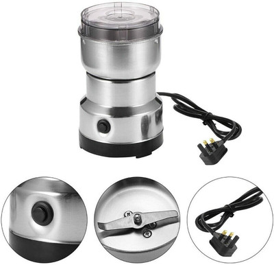 NEWSPARSH Komal Coffee Grinder Electric Multifunction Small Food Spice Dry Fruits Grinder 6 Cups Coffee Maker(Multicolor)