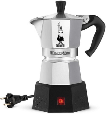 Bialetti Moka Elettrika 2 Cups Coffee Maker(Silver)