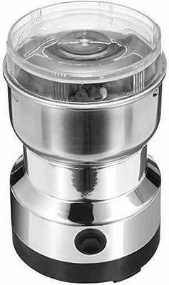 JANCOM Electric Smash Machine, Multifunction Small Food Grinder Grain Grinder, Portable Coffee Bean Seasonings Spices Mill Powder Machine for Home and Office 2 Cups Coffee Maker(Multicolor)
