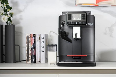 gaggia Cadorna Milk Super Automatic Coffee Machine,Bean-to-Cup Machine for Home/Office 50 Cups Coffee Maker(Black)
