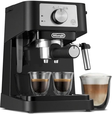 Delonghi DeLonghiDe'LonghiStilosaEc260Bk 22 Cups Coffee Maker(Black, stainless steel)