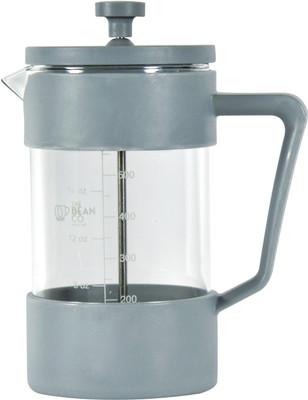 THE BEAN CO French Press Coffee Maker 600 ml | 3 Level Filteration 6 Cups Coffee Maker(Silver)